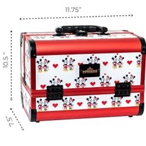 Disney Impressions Mickey & Minnie Heart makeup Case